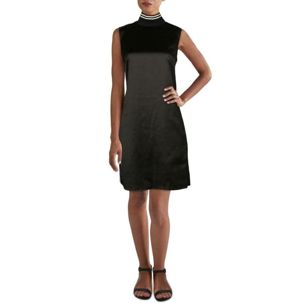 NWT Badgley Mischka Womens Sleeveless Mock Neck Party Dress Size 10 #14